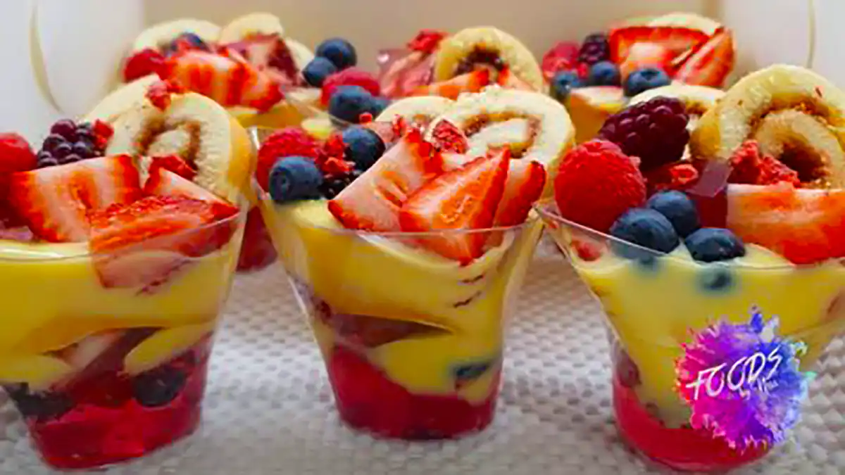 دیزاین دسر میوه ای