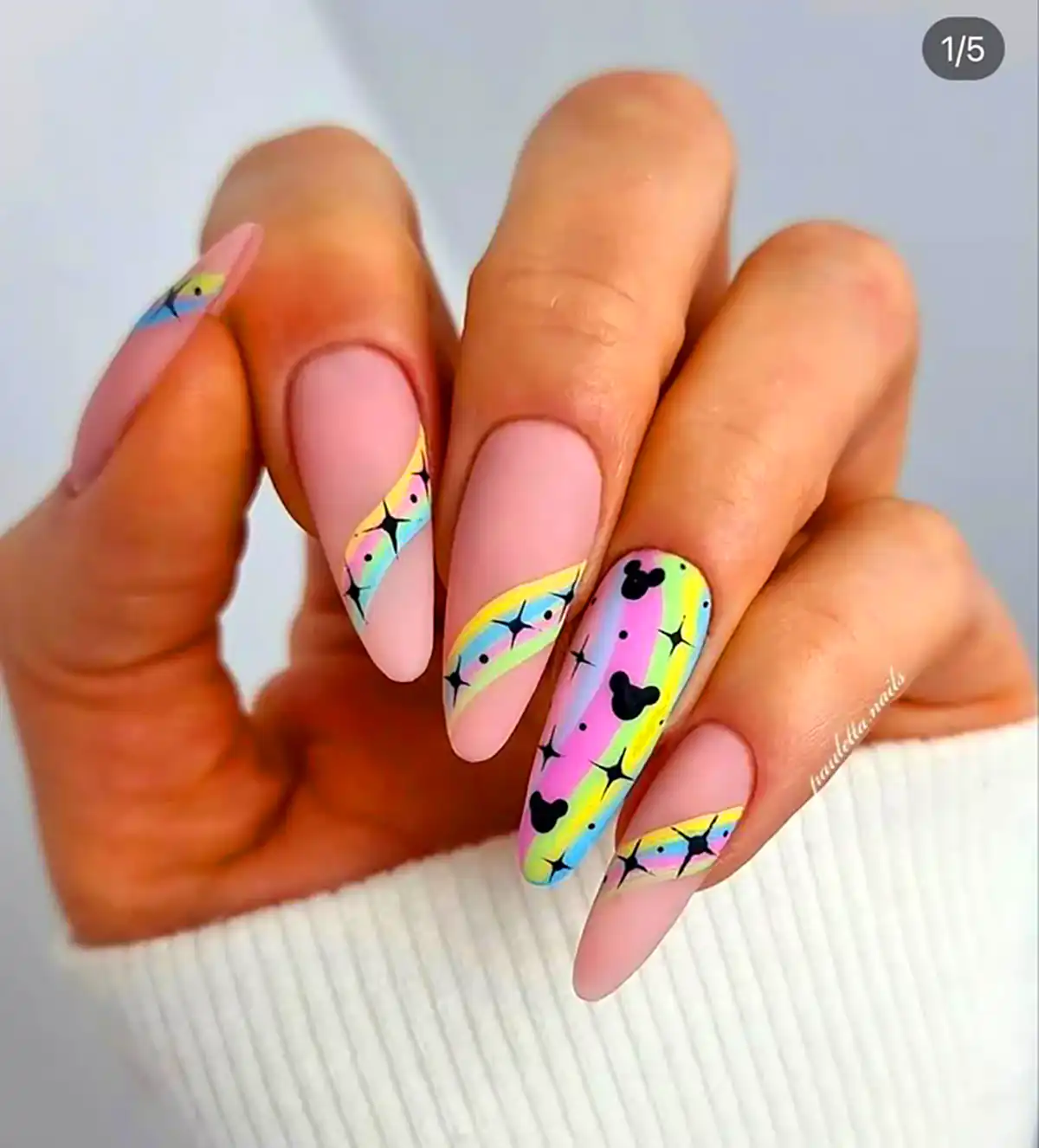 دیزاین فانتزی و کیوت ناخن