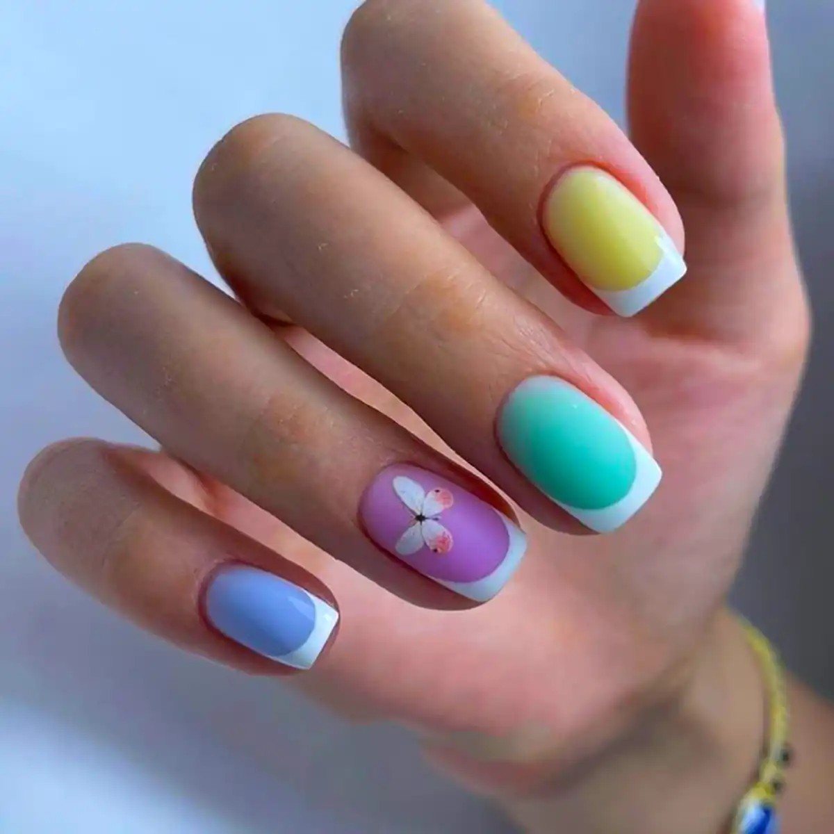 دیزاین پاستیلی روی ناخن