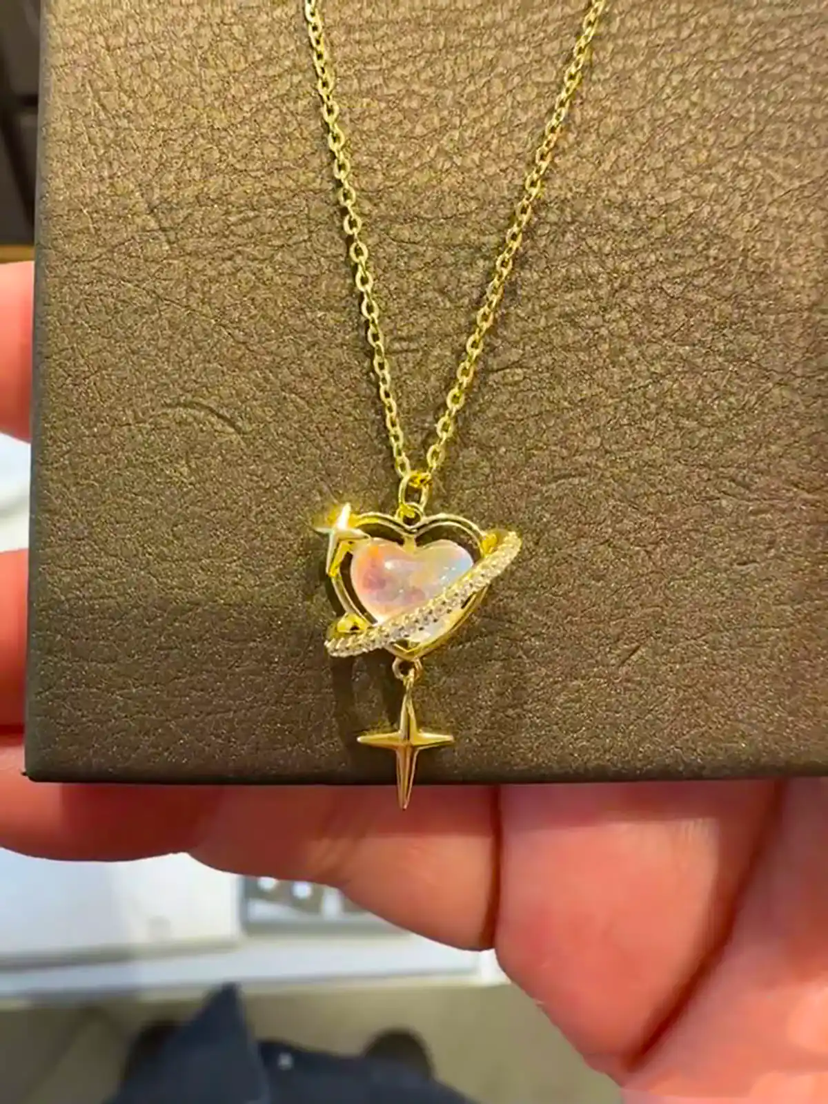 گردنبند قلبی شیک