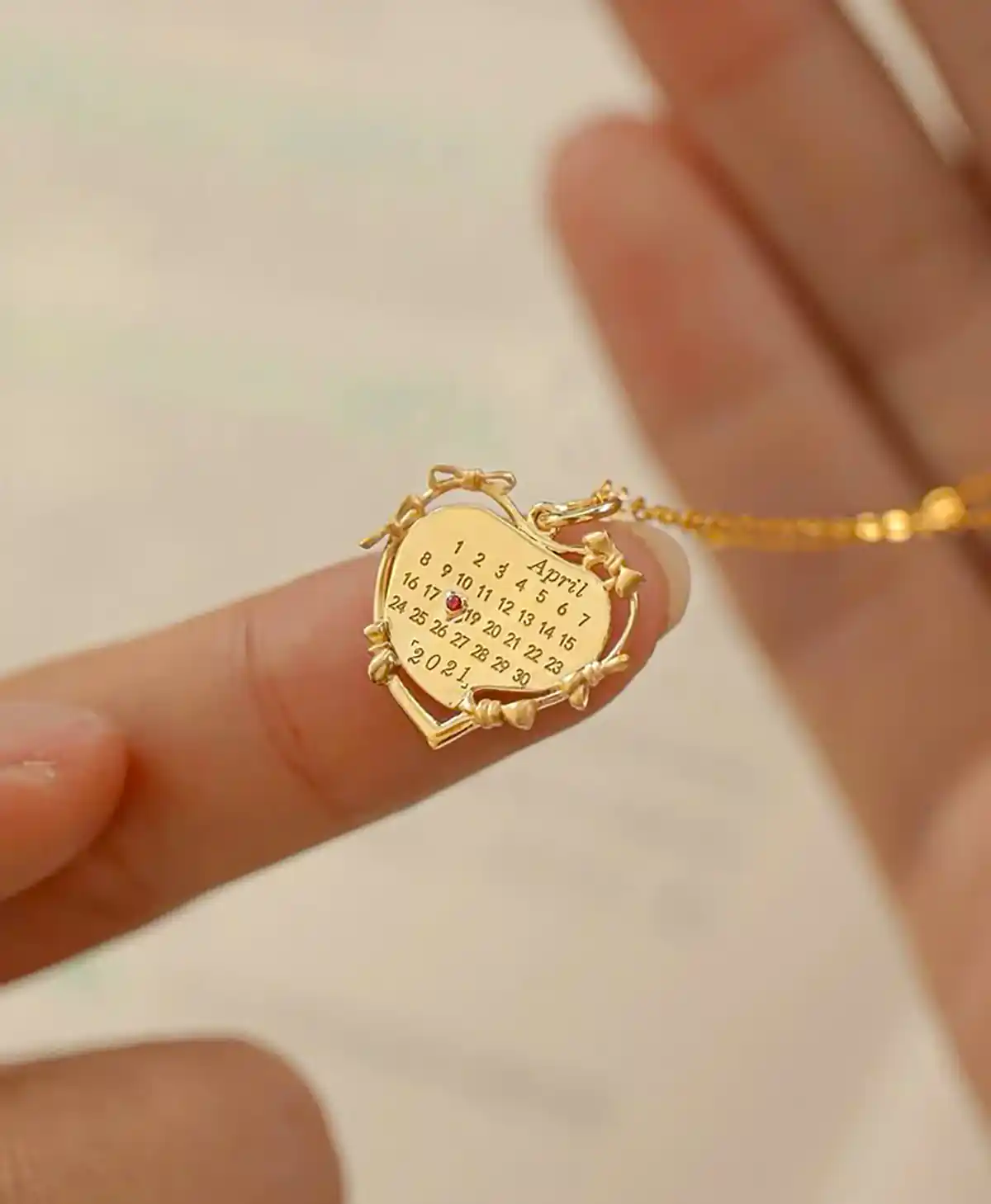 گردنبند قلبی شیک