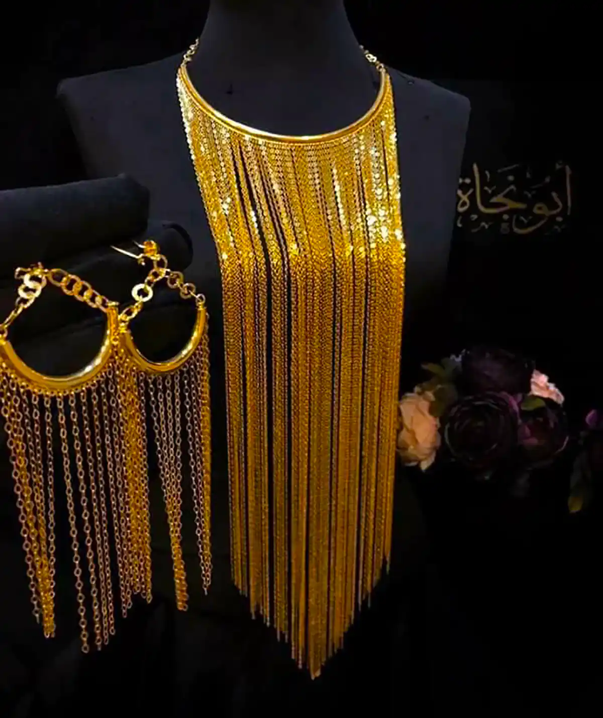 گردنبند رشته ای نما دار شیک