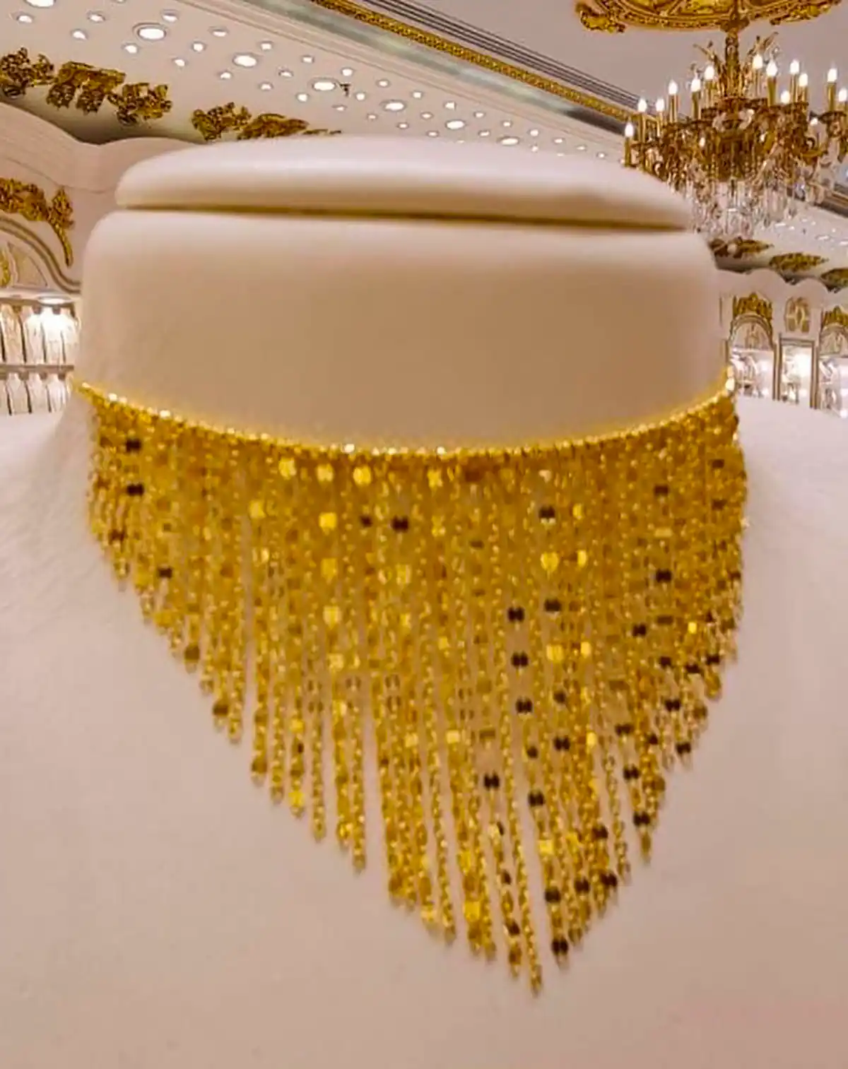 گردنبند رشته ای نما دار شیک