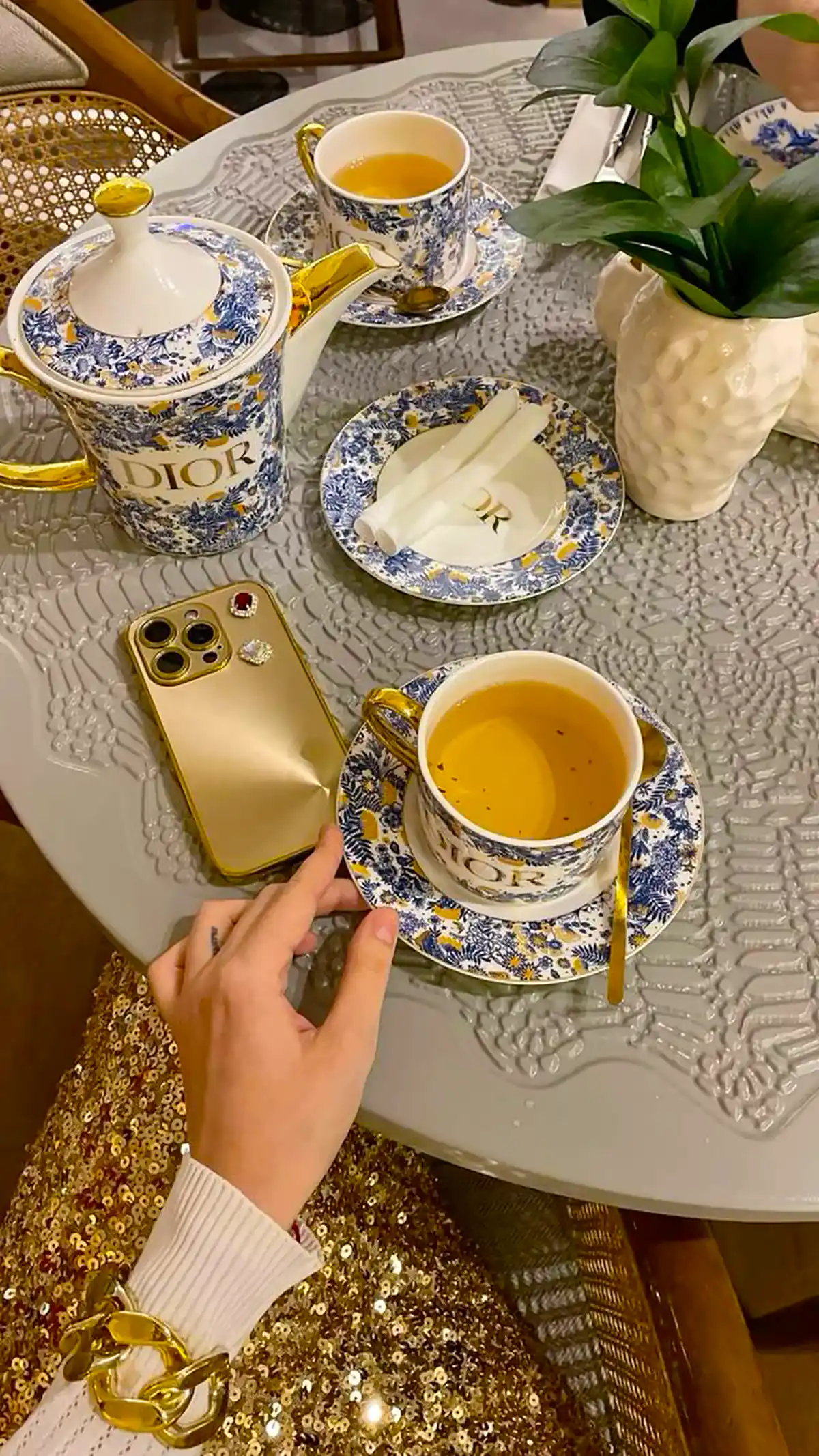 قوری فنجون لوکس زیبا