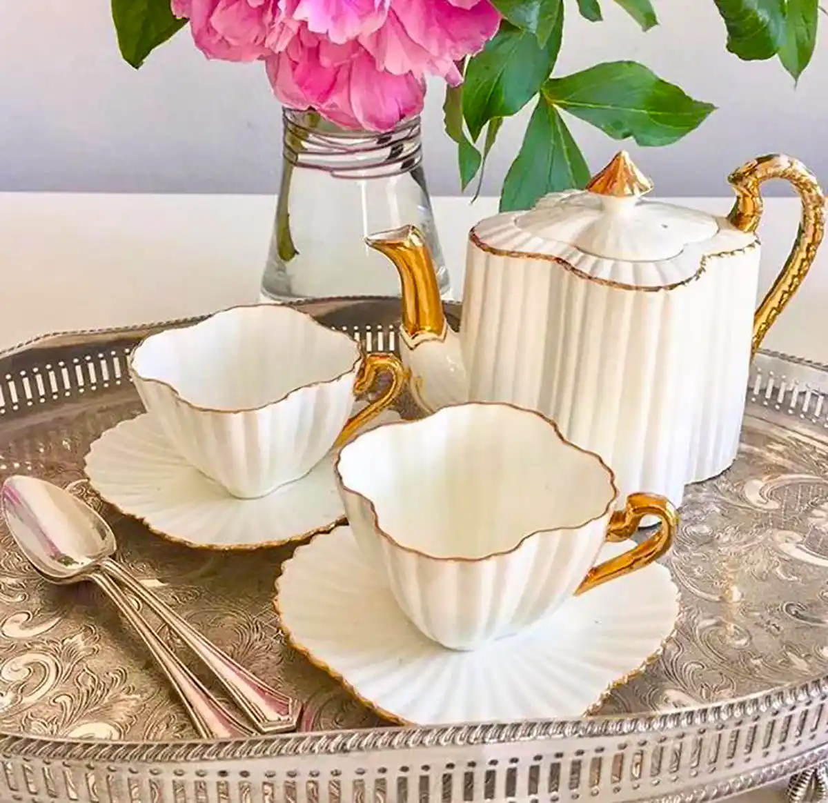 قوری فنجون لوکس زیبا