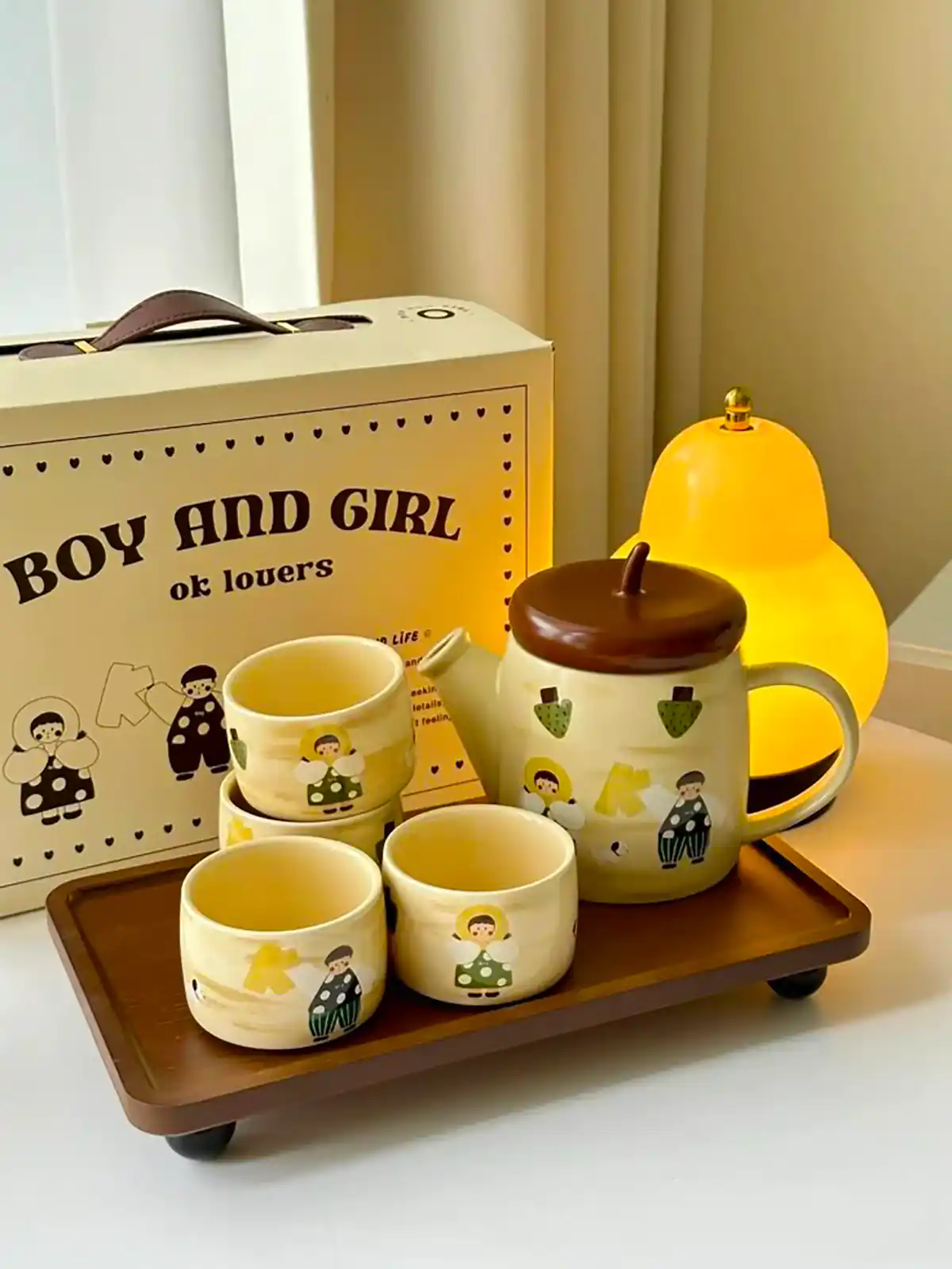 قوری فنجون لوکس زیبا