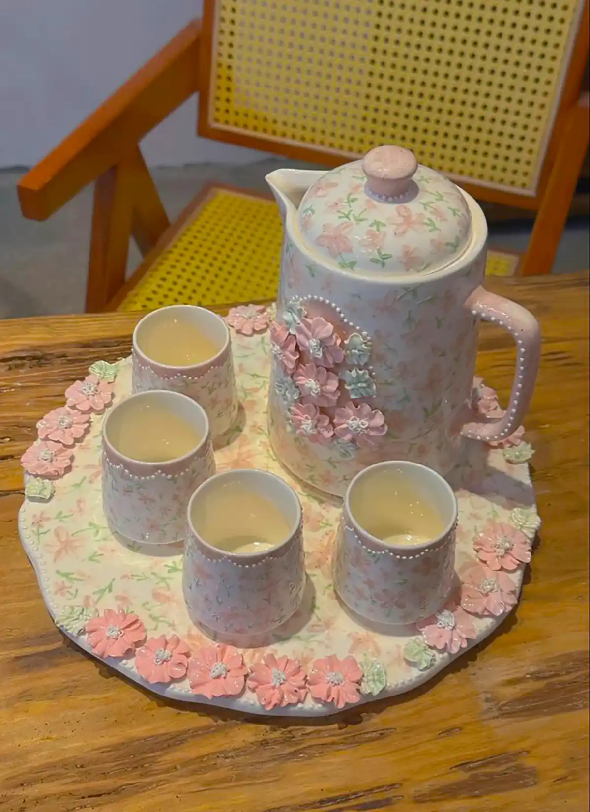 قوری فنجون لوکس زیبا