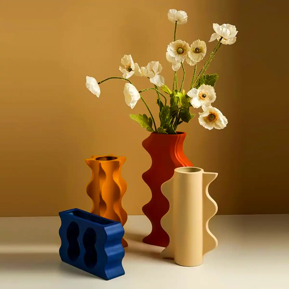 گلدون سفالی دکوری