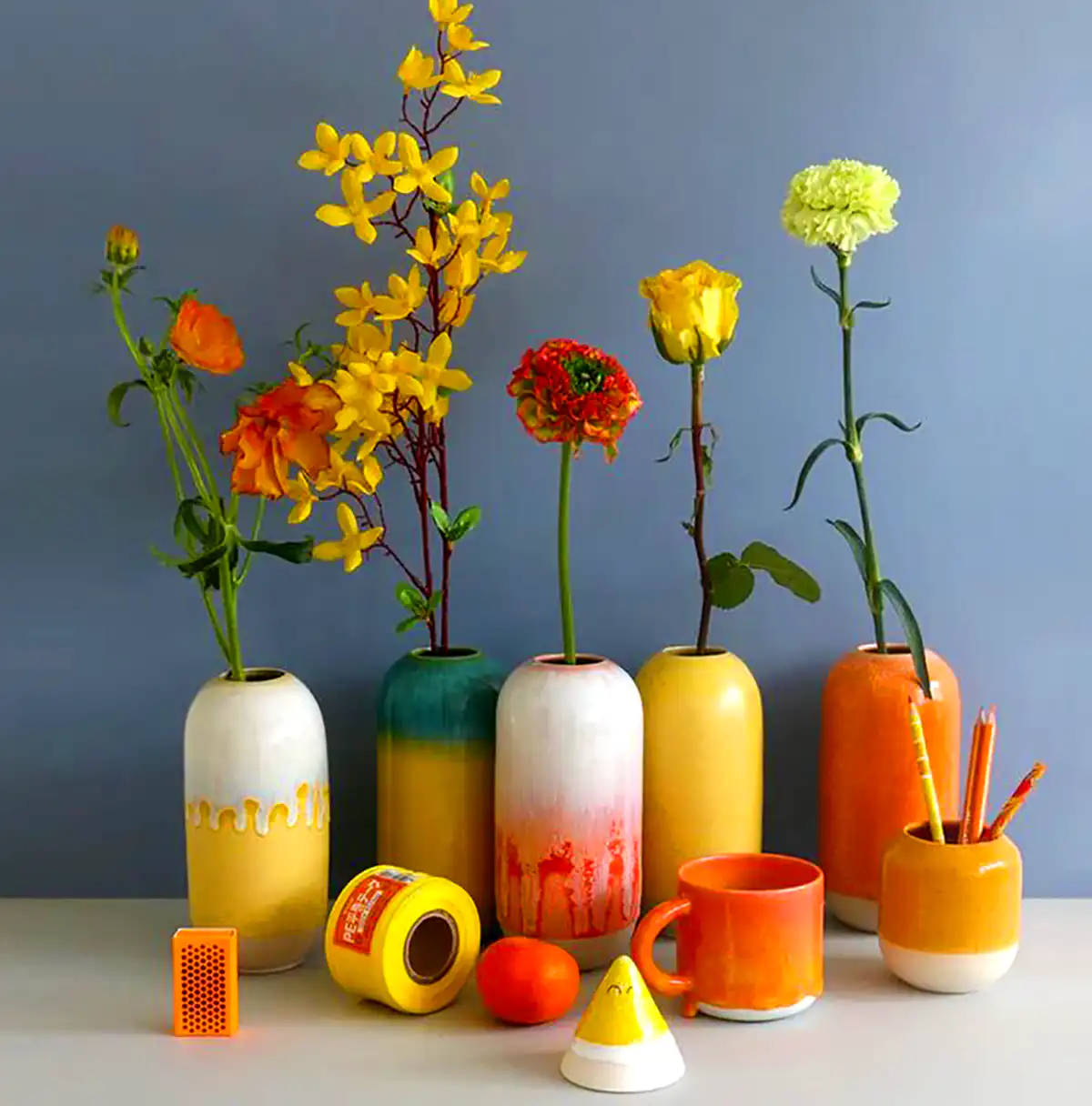 گلدون سفالی دکوری