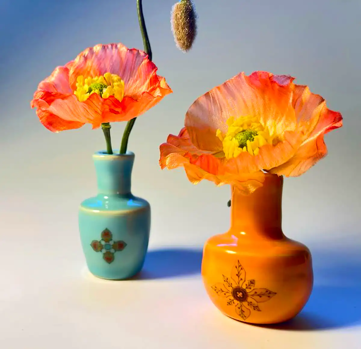 گلدون سفالی دکوری