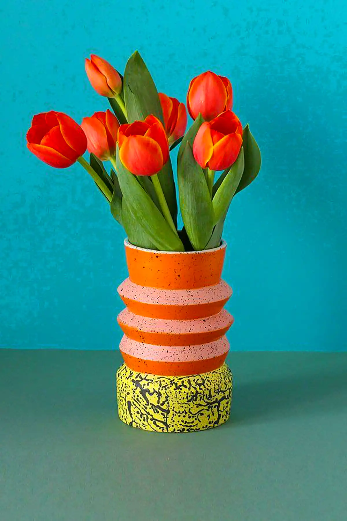 گلدون سفالی دکوری