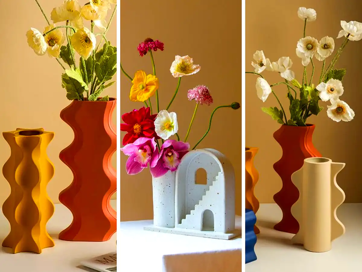 گلدون سفالی دکوری