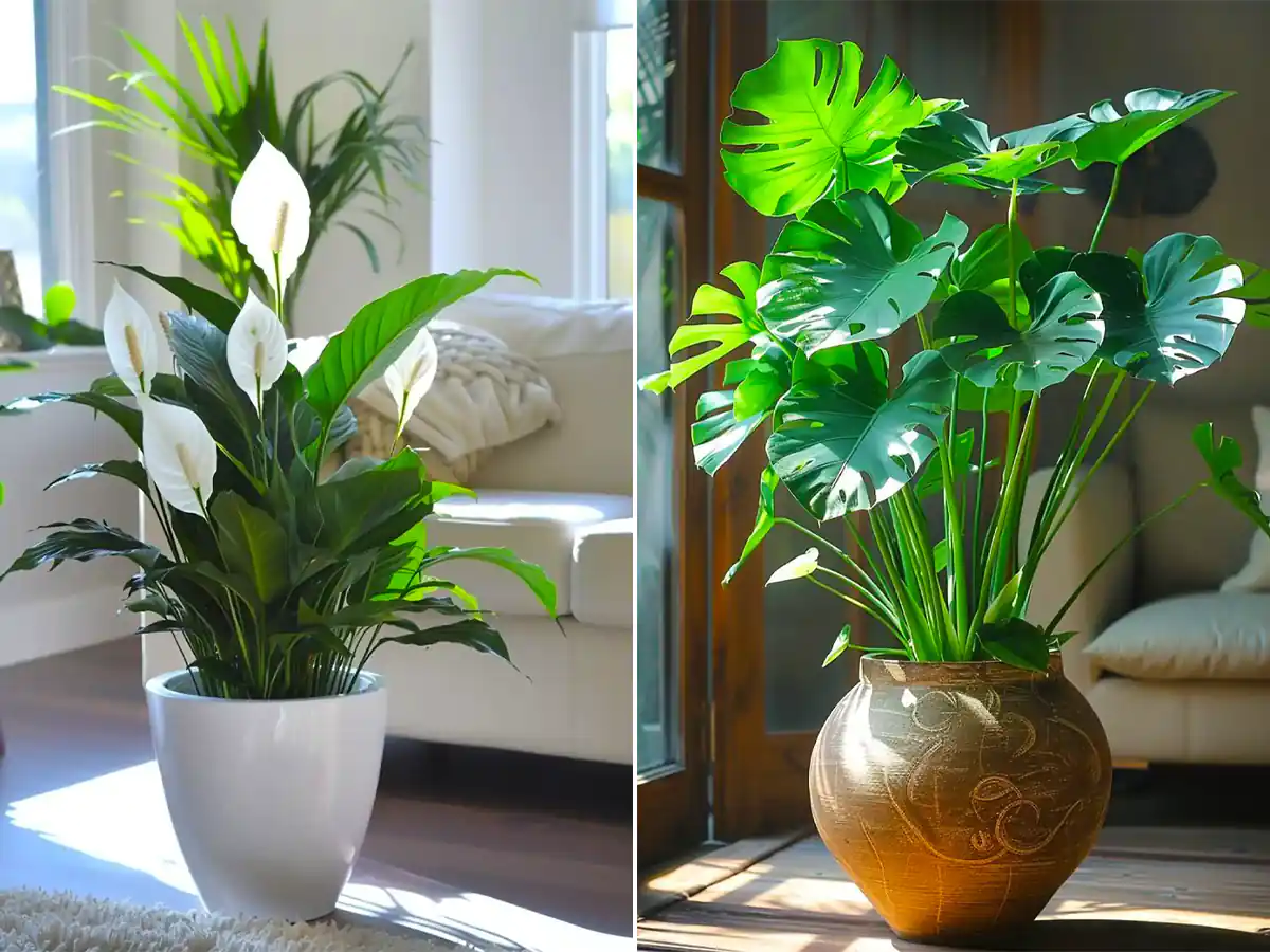 گلدون گل طبیعی شیک