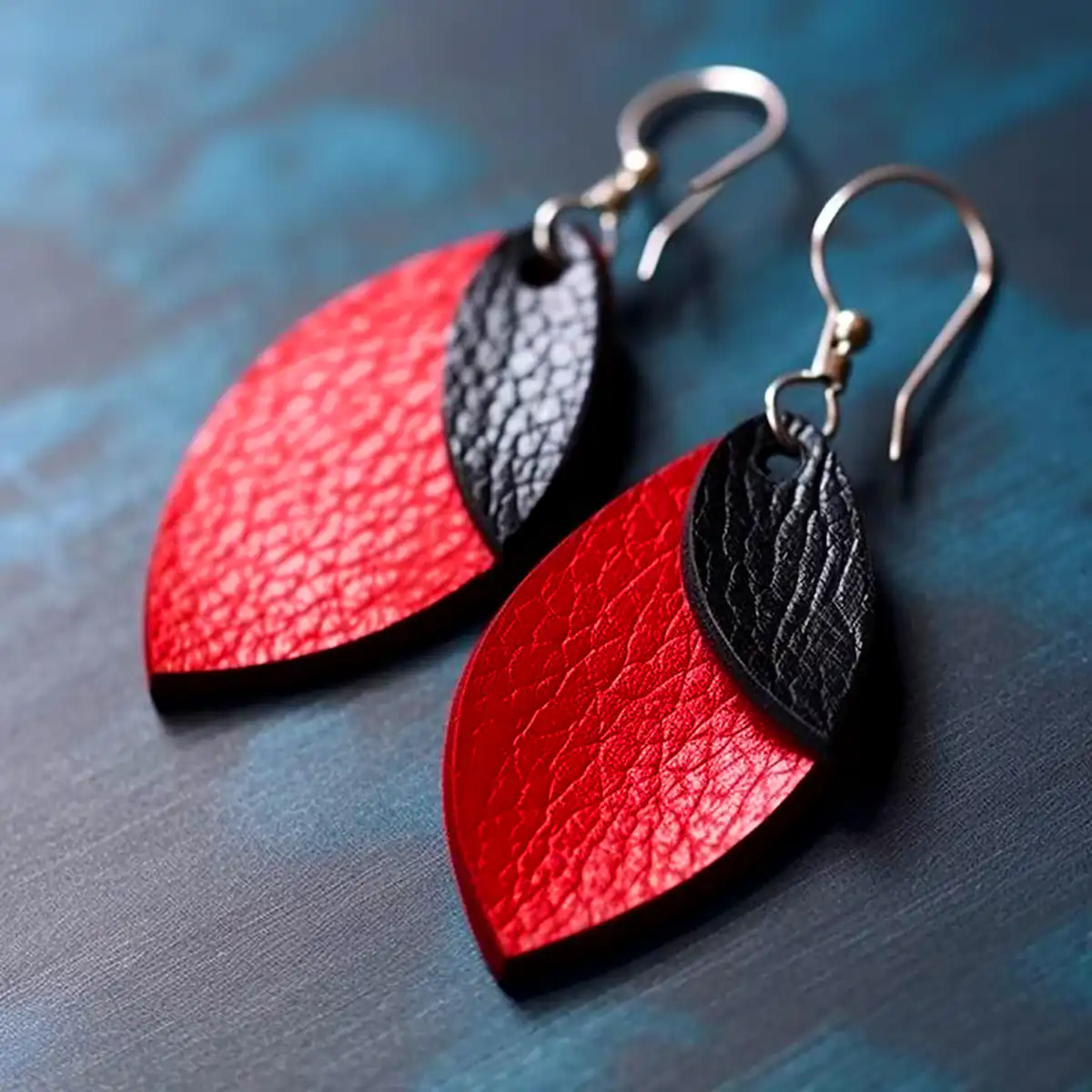 گوشواره چرمی خلاقانه