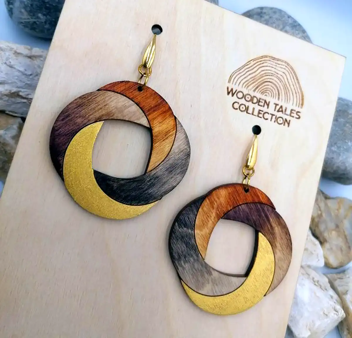 گوشواره چرمی خلاقانه