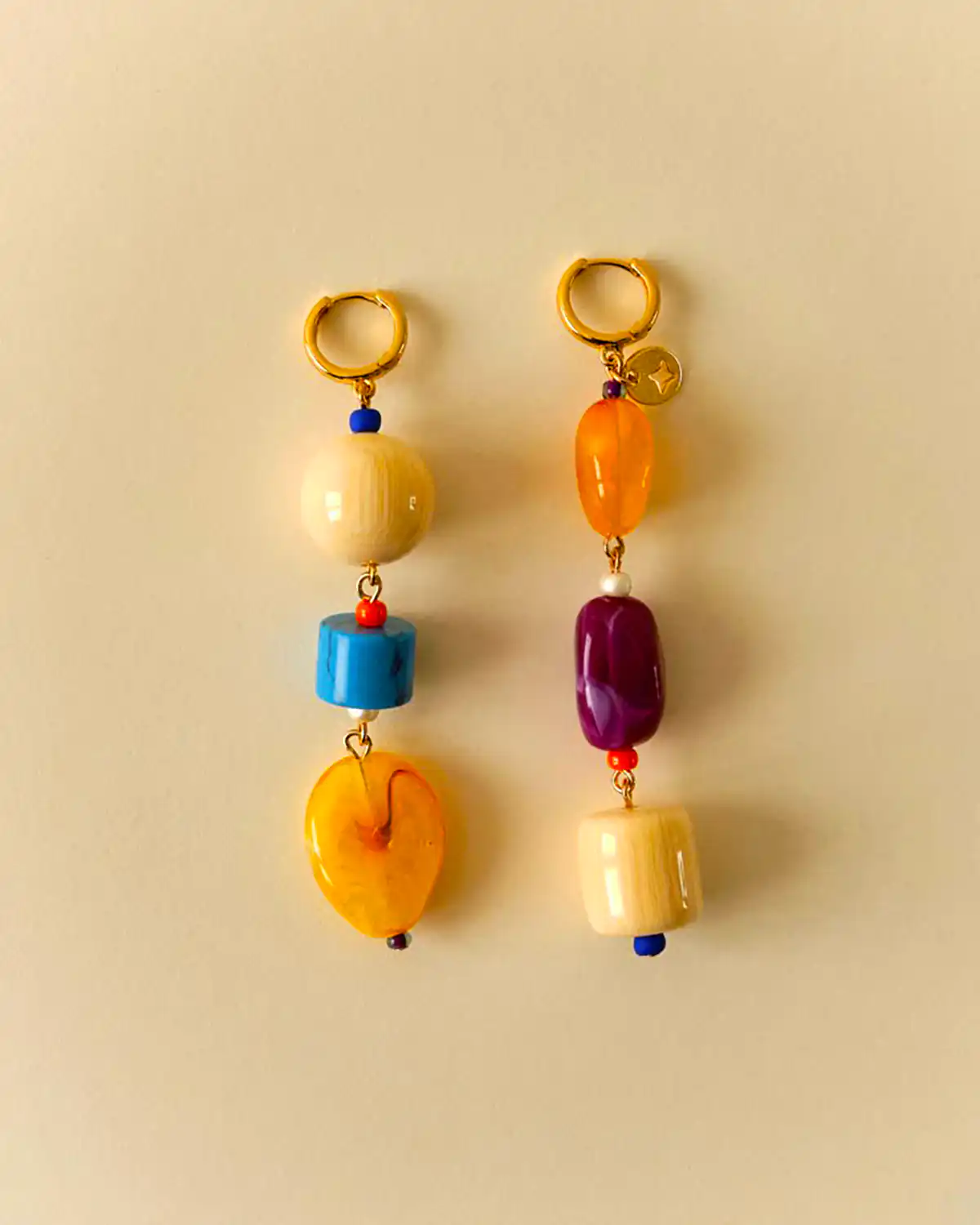 گوشواره استیل دستساز