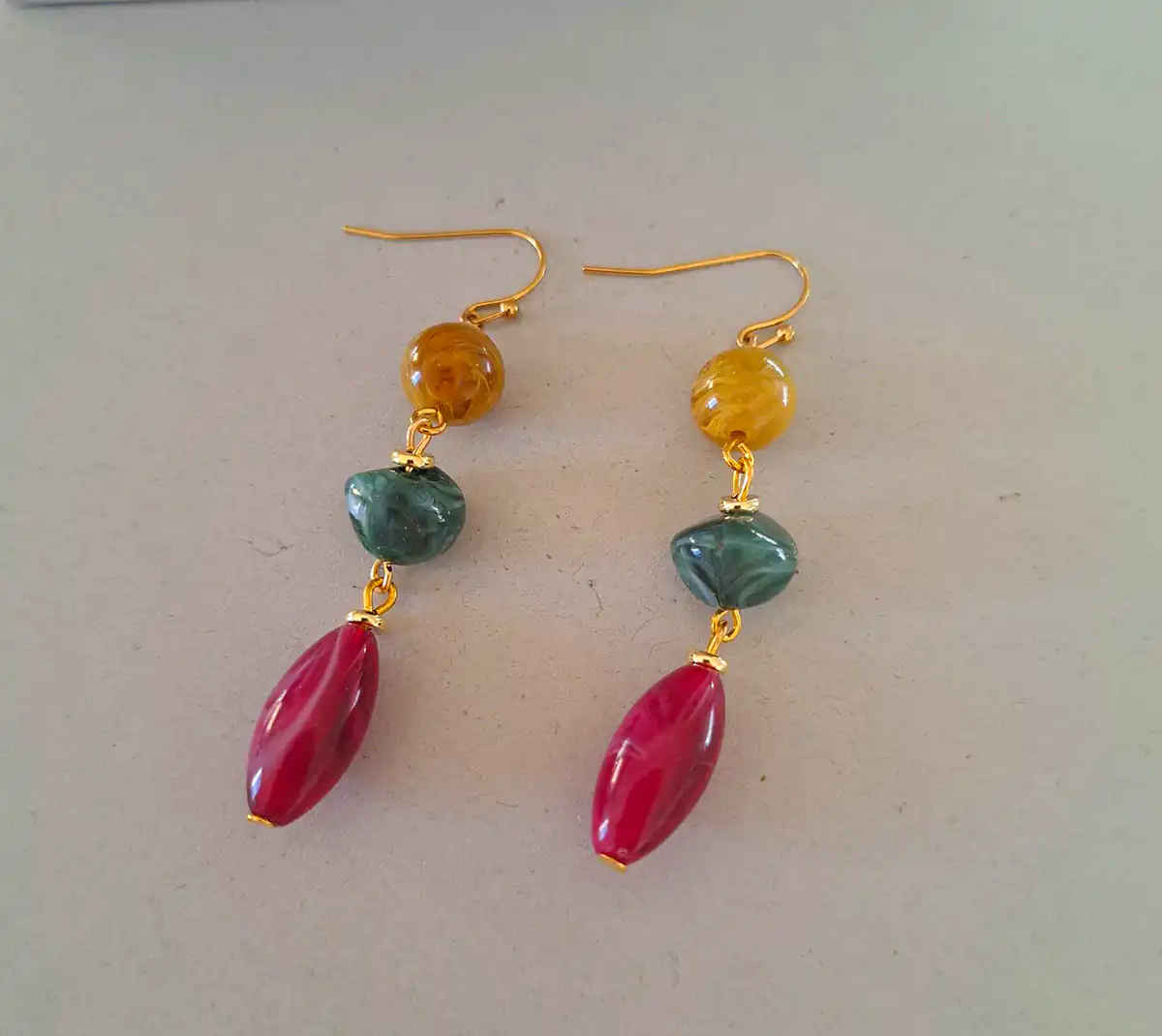 گوشواره استیل دستساز