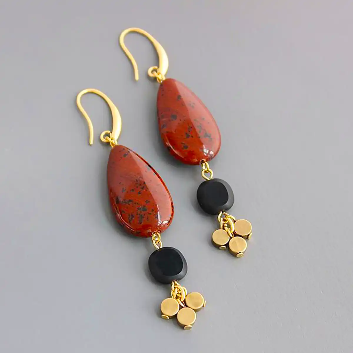 گوشواره استیل دستساز