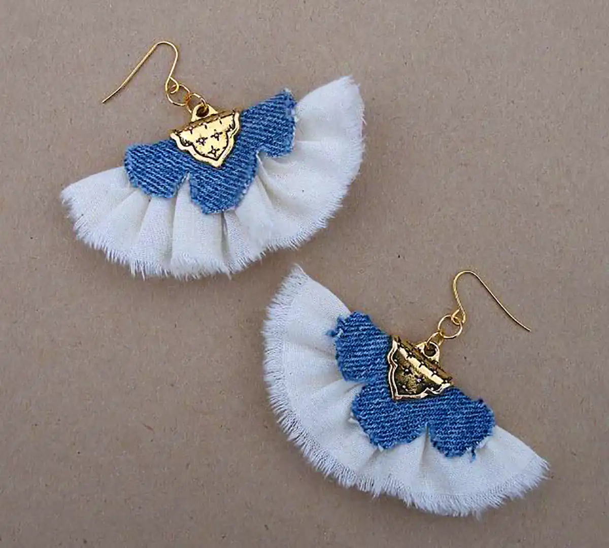 گوشواره خلاقانه جین