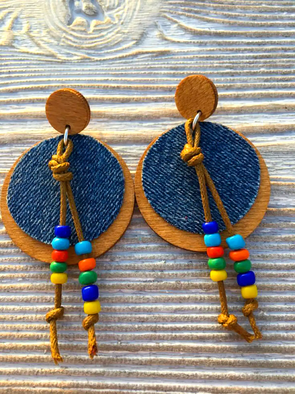 گوشواره خلاقانه جین