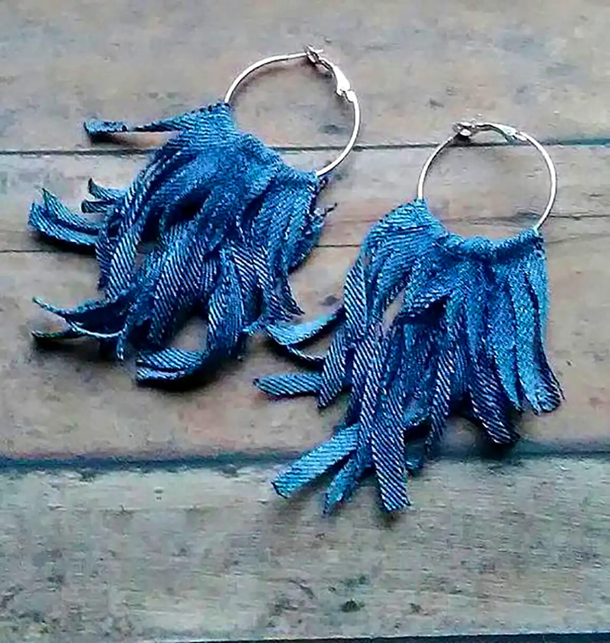 گوشواره خلاقانه جین