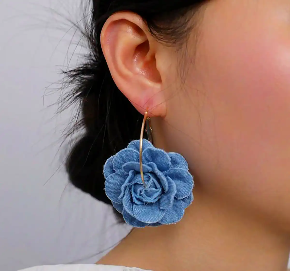 گوشواره خلاقانه جین