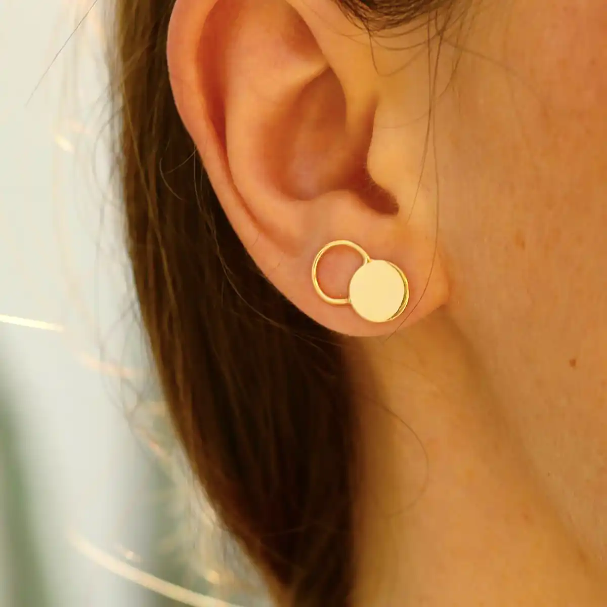 گوشواره طلا حلقه ای