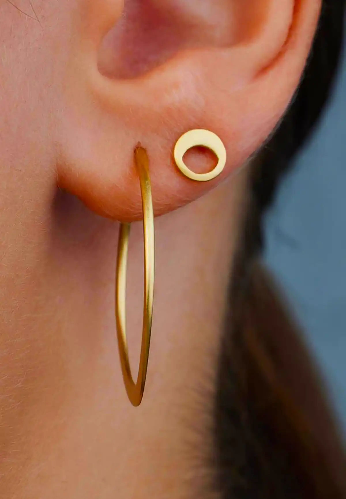 گوشواره طلا حلقه ای