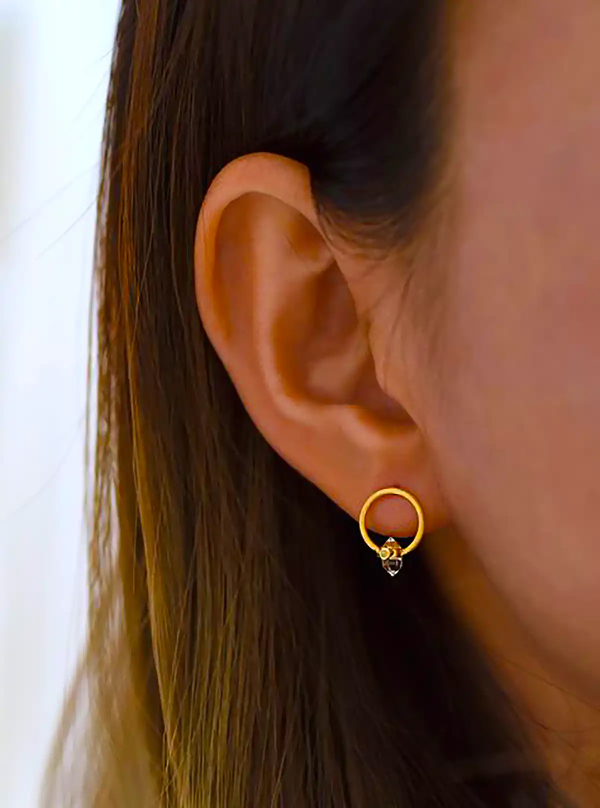 گوشواره طلا حلقه ای