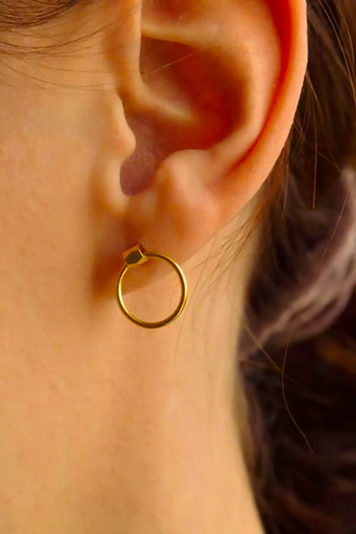 گوشواره طلا حلقه ای