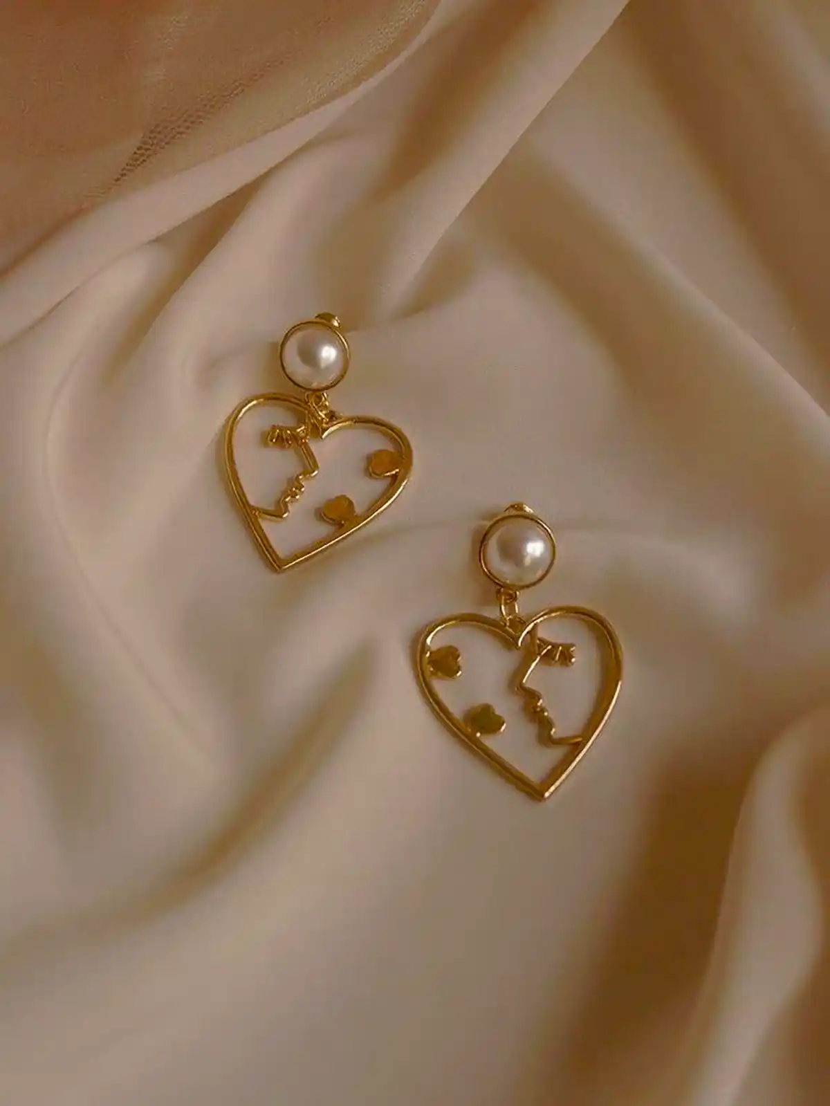 گوشواره قلبی ترند شیک