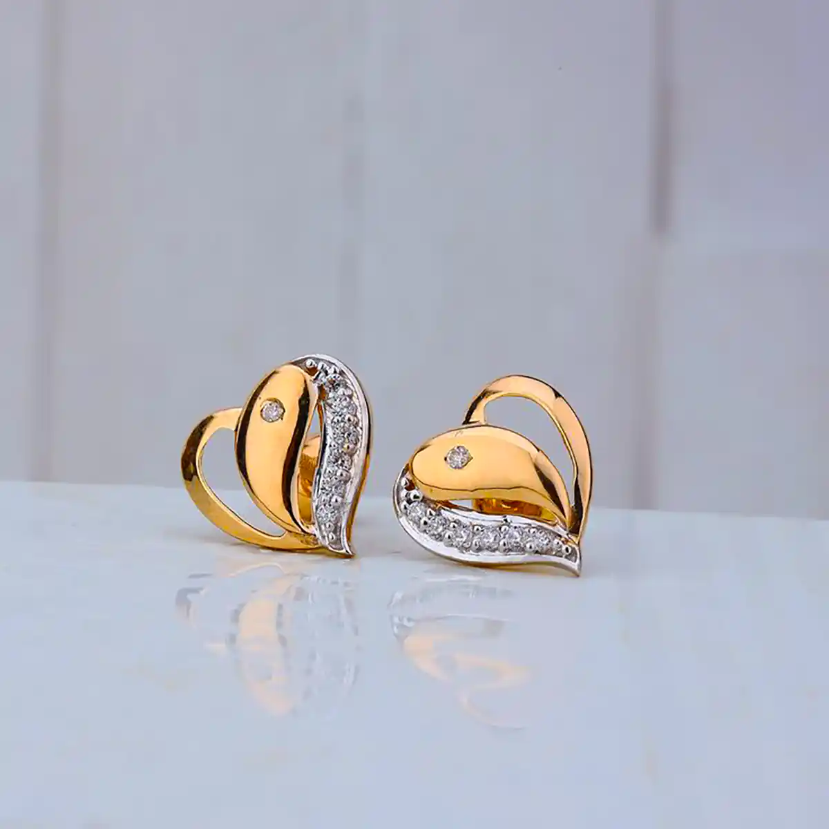 گوشواره قلبی ترند شیک