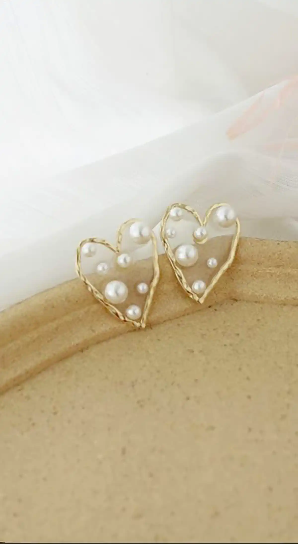 گوشواره قلبی ترند شیک