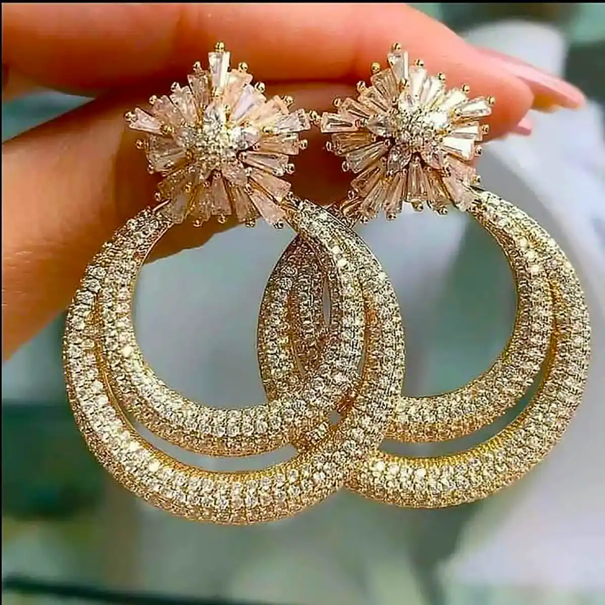 گوشواره مجلسی زیبا جذاب