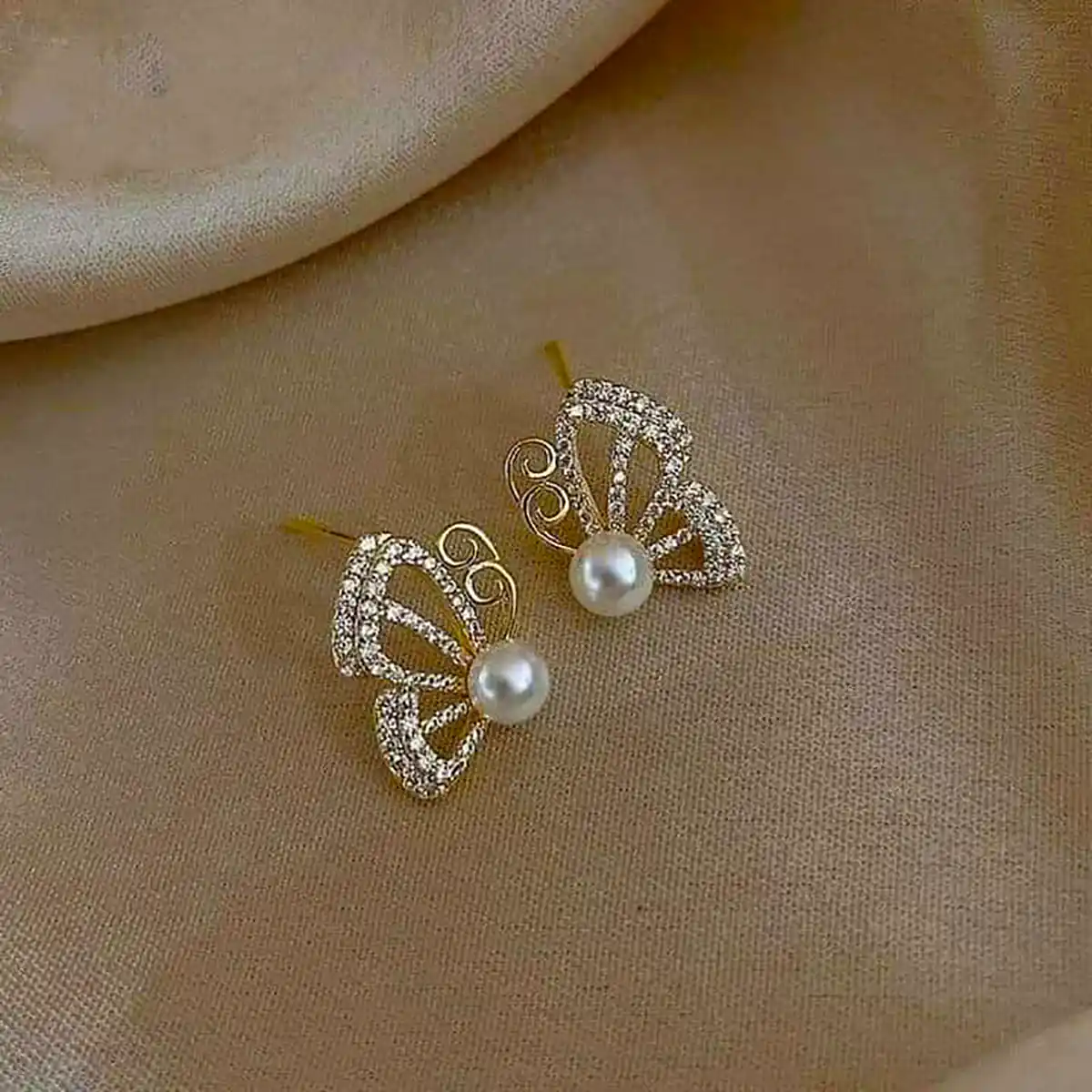 گوشواره صدفی ترند زیبا