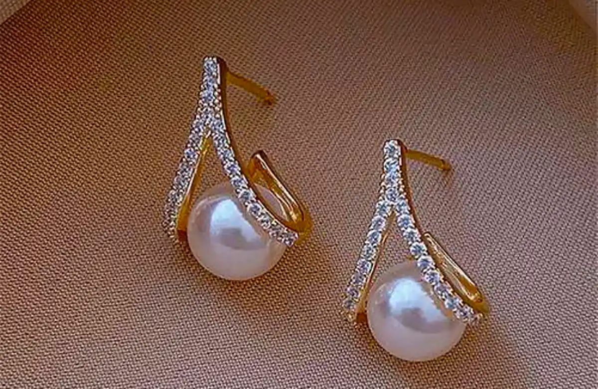 گوشواره صدفی ترند زیبا