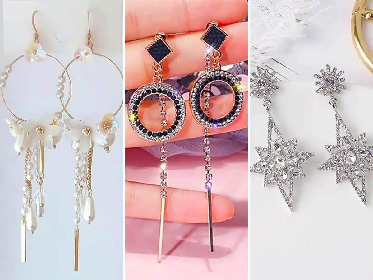 گوشواره ترند زیبا دخترانه