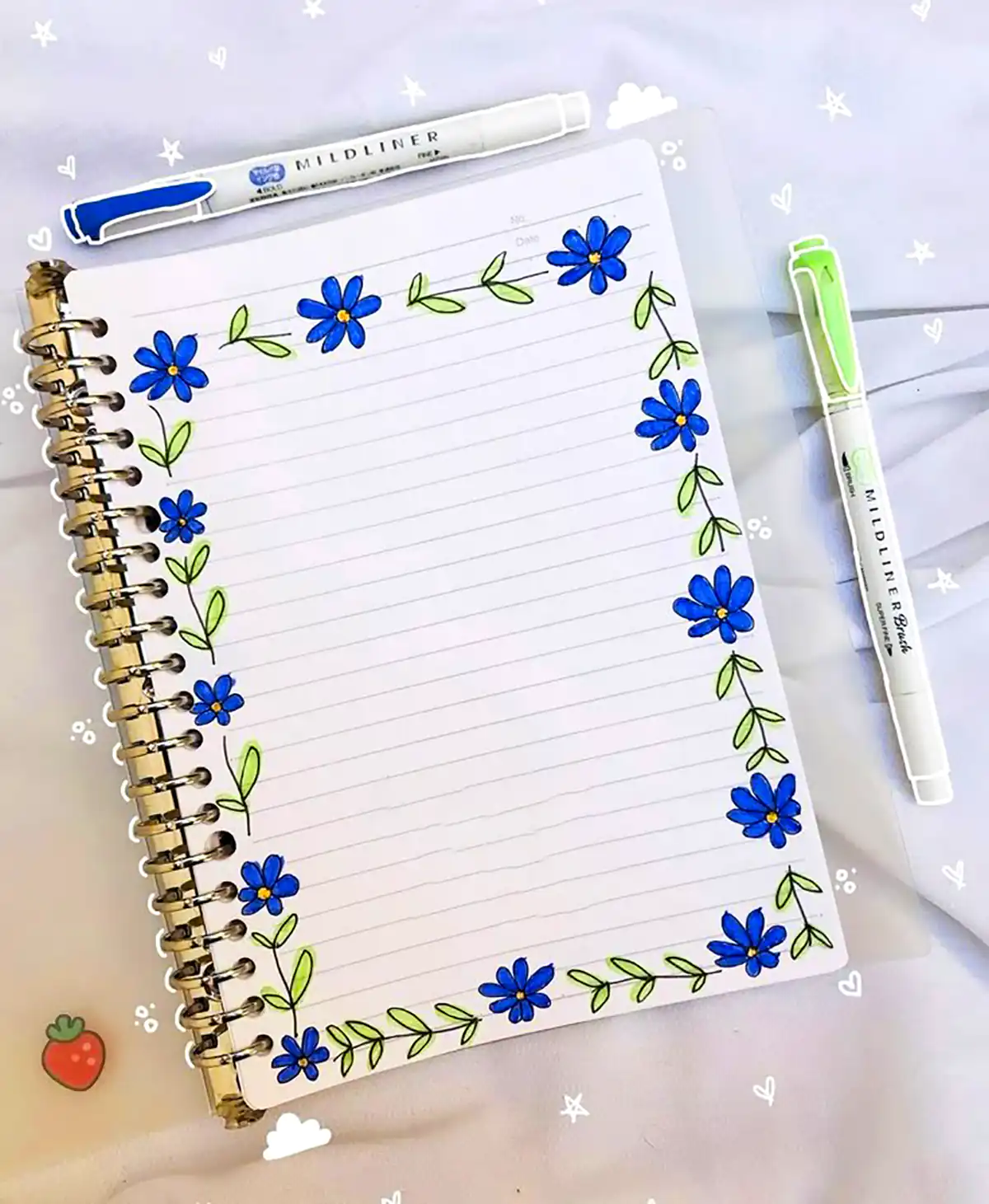 حاشیه ساده برای دفتر مشق