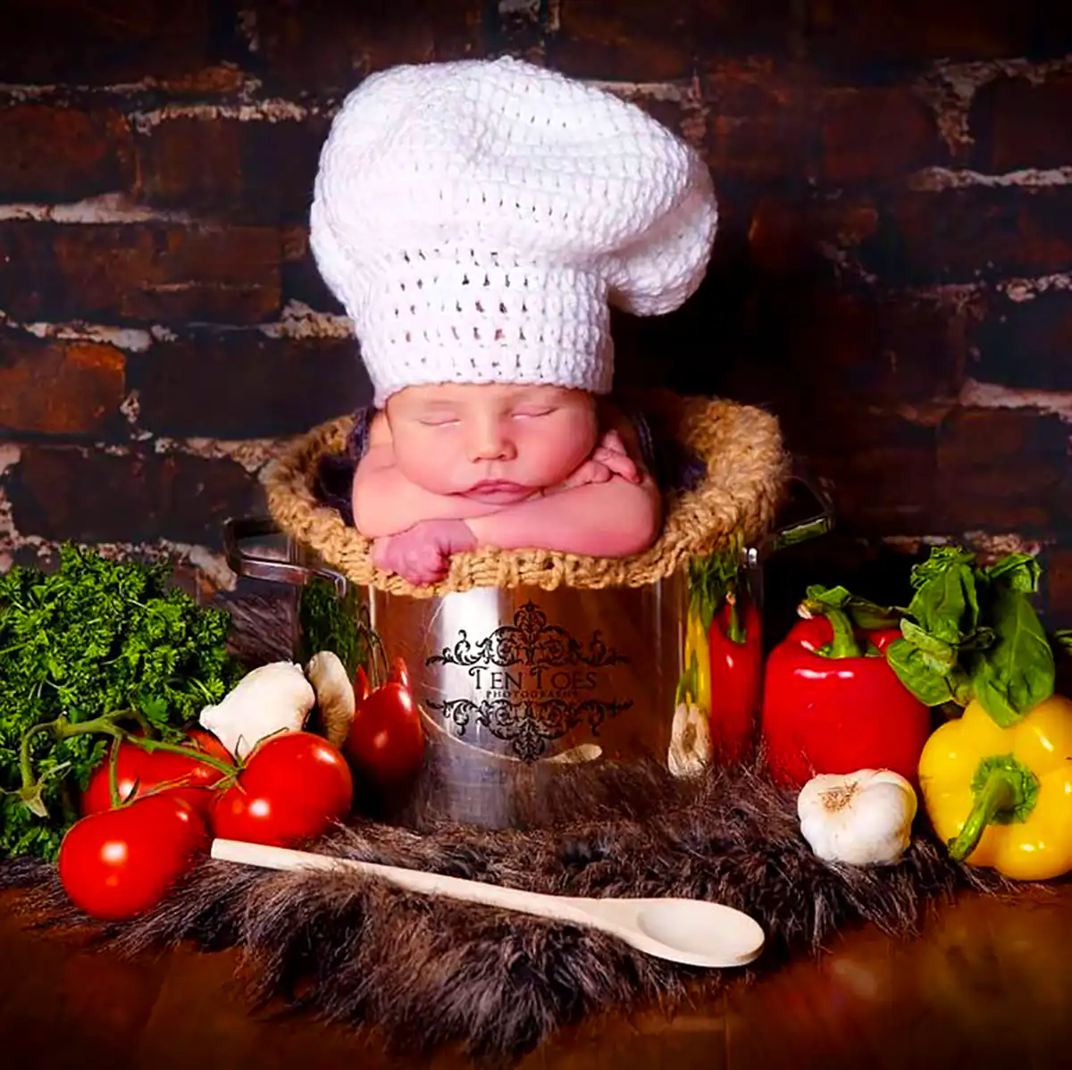 ایده عکاسی آتلیه ای نوزاد در خانه