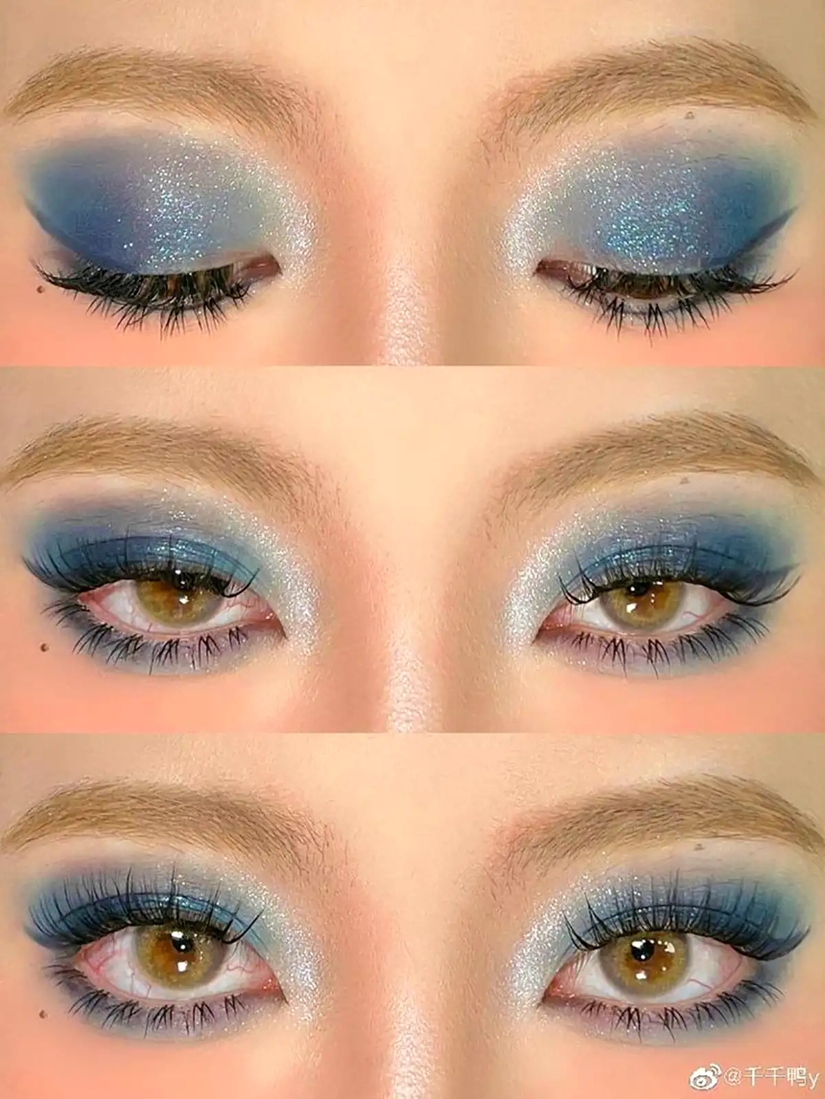 ایده میکاپ چشم رنگی