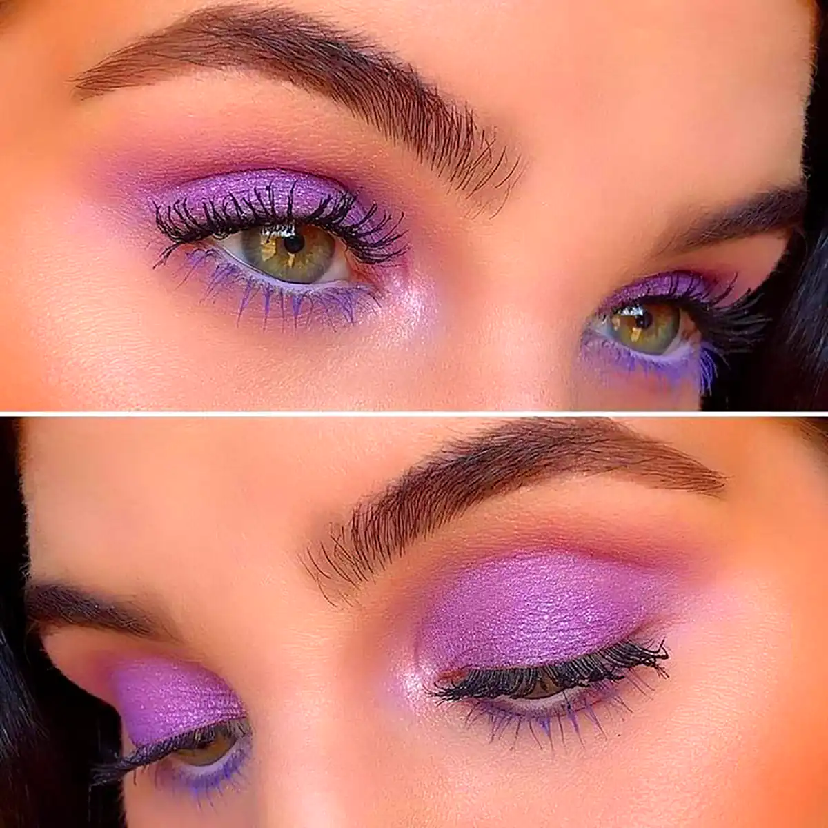 ایده میکاپ چشم رنگی