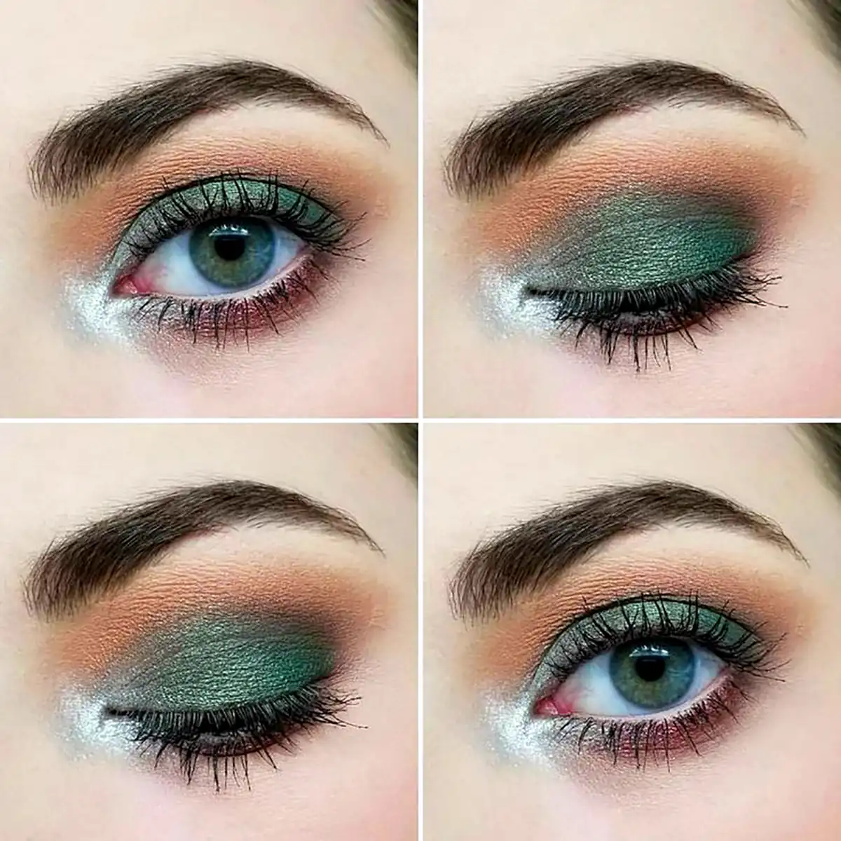 ایده میکاپ چشم رنگی