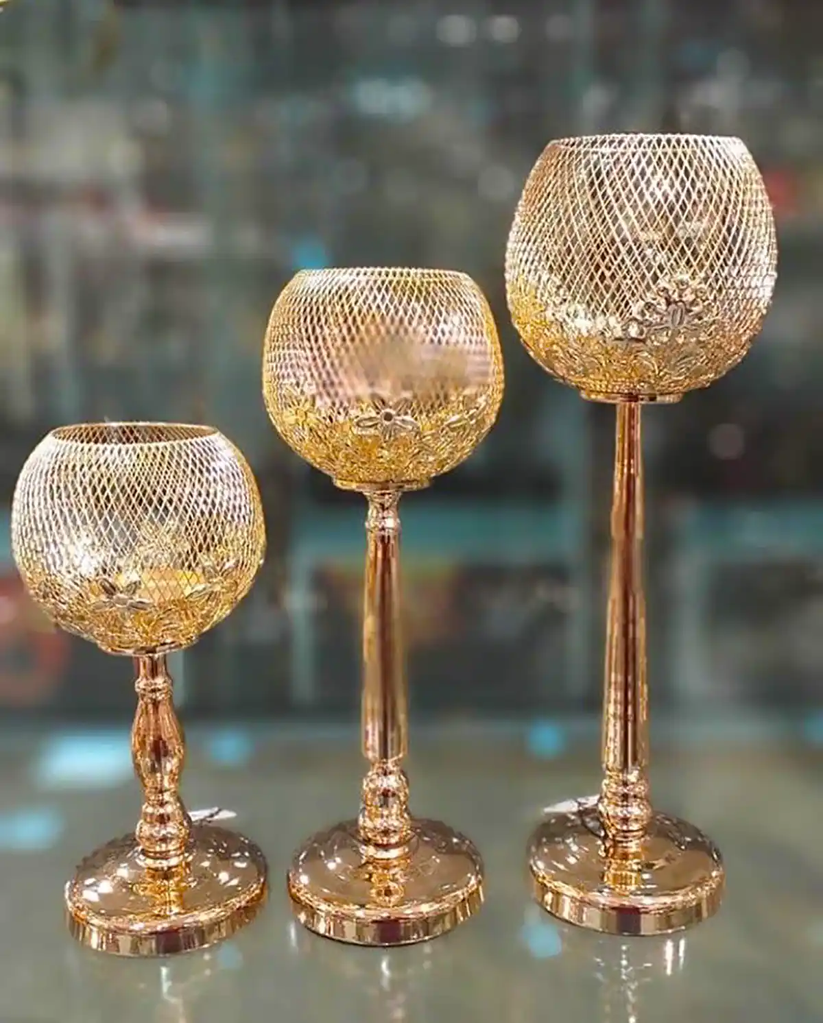 جا شمعی پایه دار جذاب