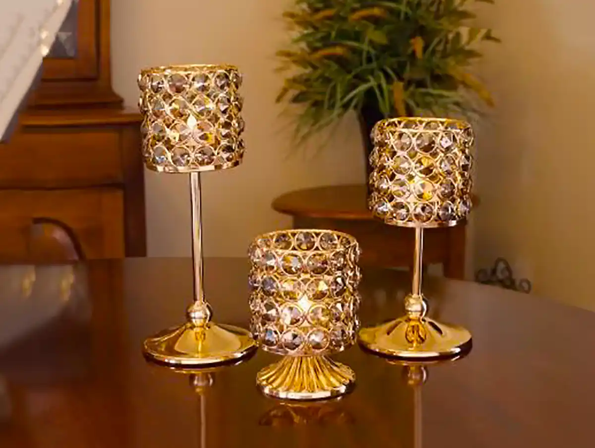 جا شمعی پایه دار جذاب