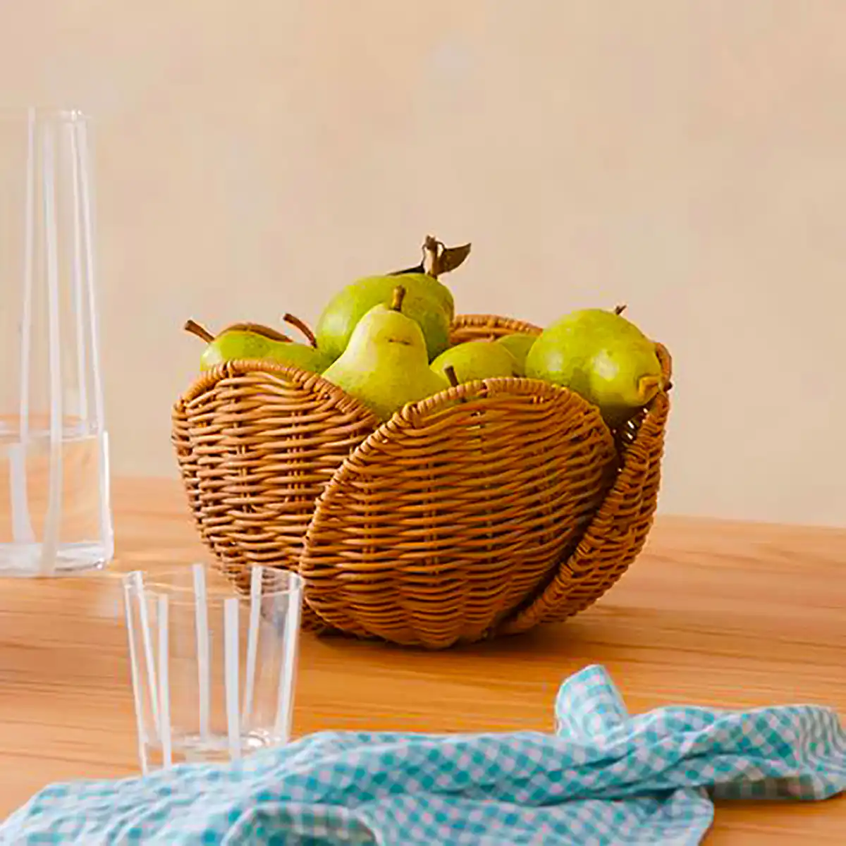 جا میوه ای حصیری