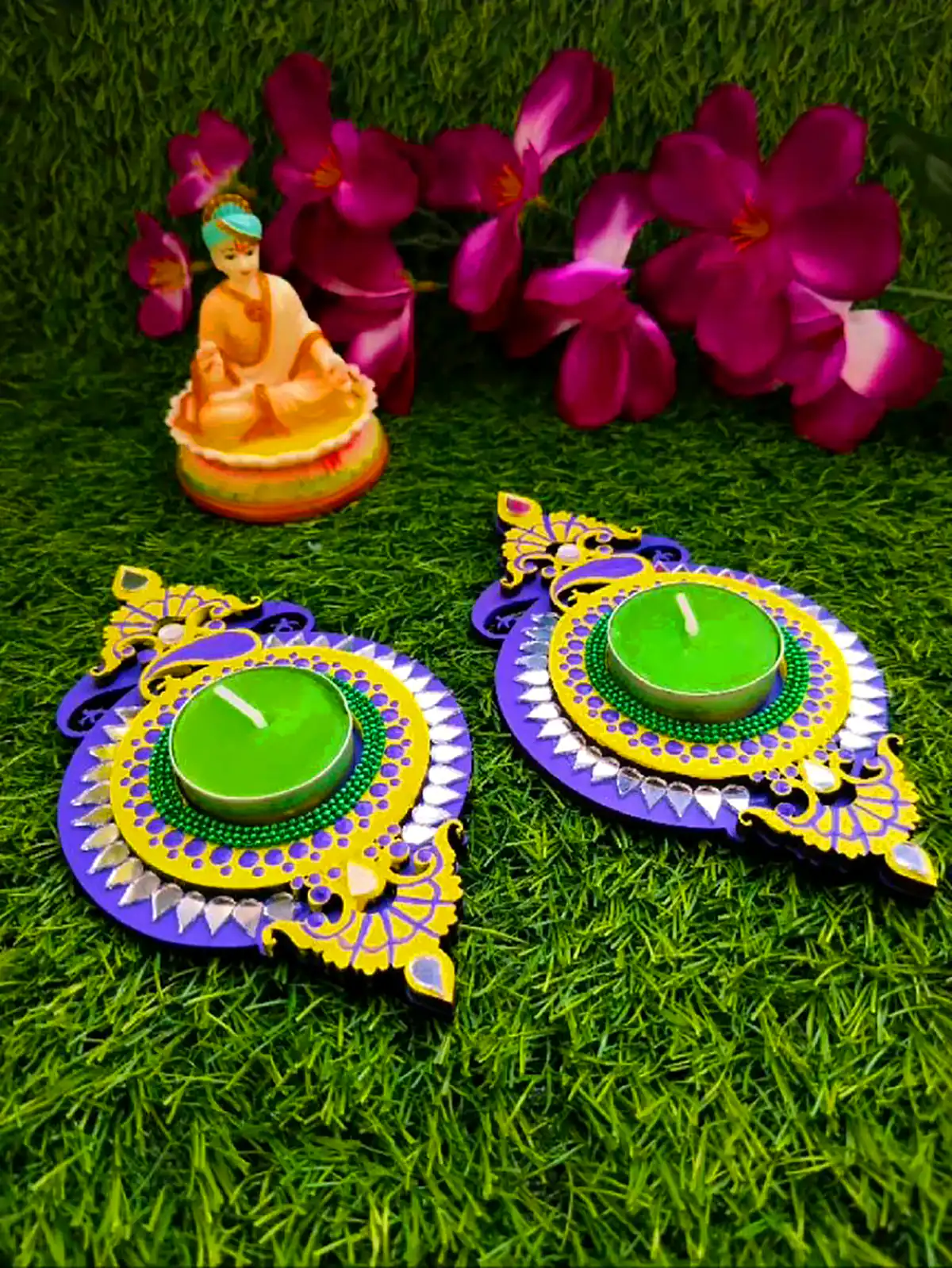 جا شمعی ماندالا تزئینی