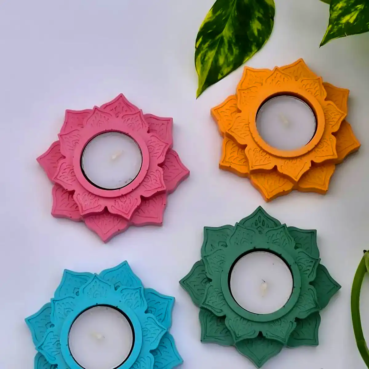 جا شمعی ماندالا تزئینی