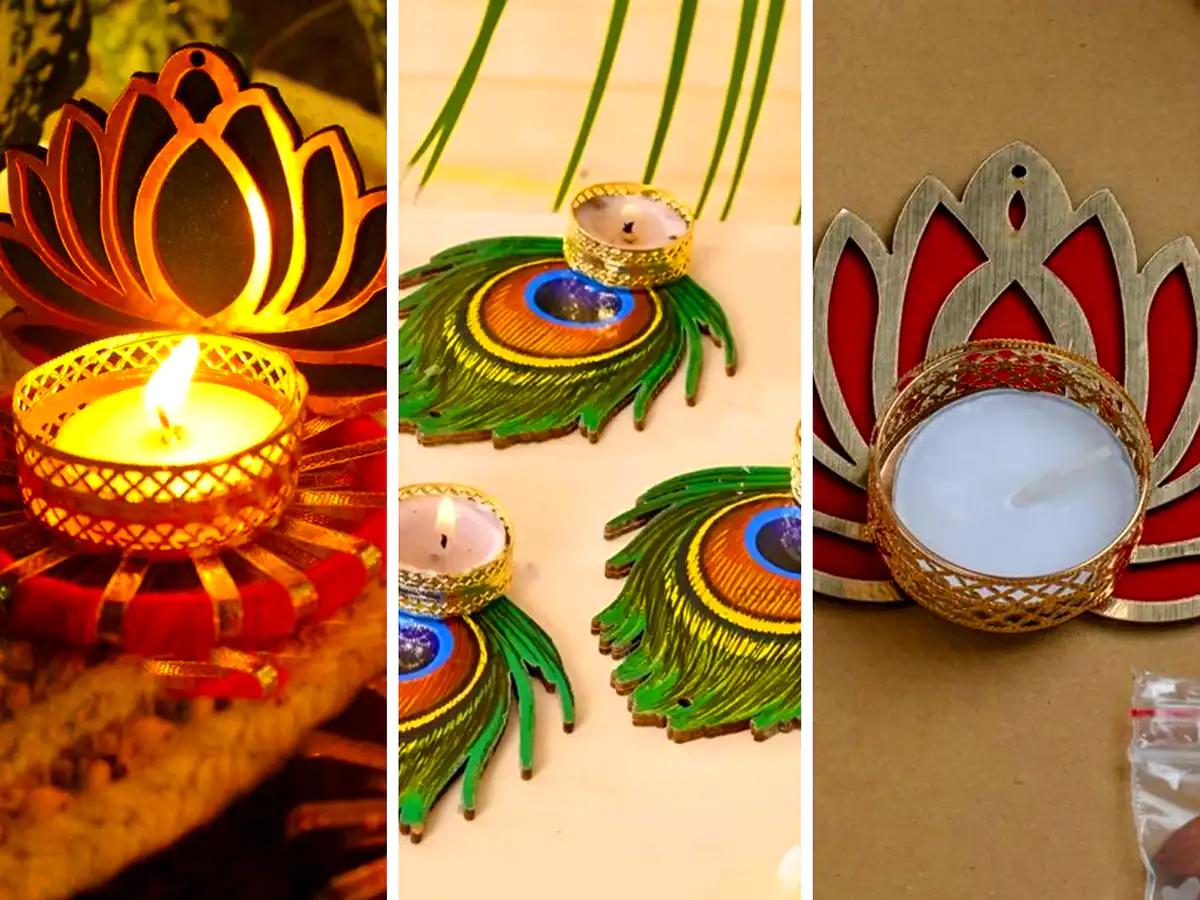 جا شمعی ماندالا تزئینی