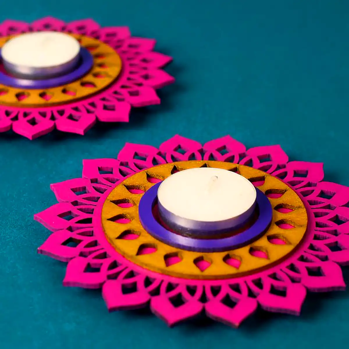 جا شمعی ماندالا تزئینی