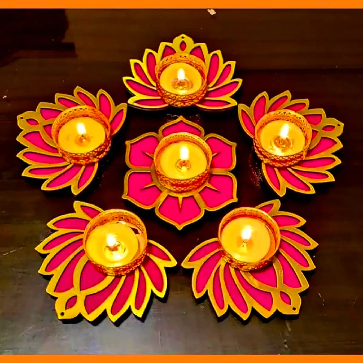 جا شمعی ماندالا تزئینی